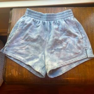 Tie Dye Blue A&F Vintage Sunday Shorts